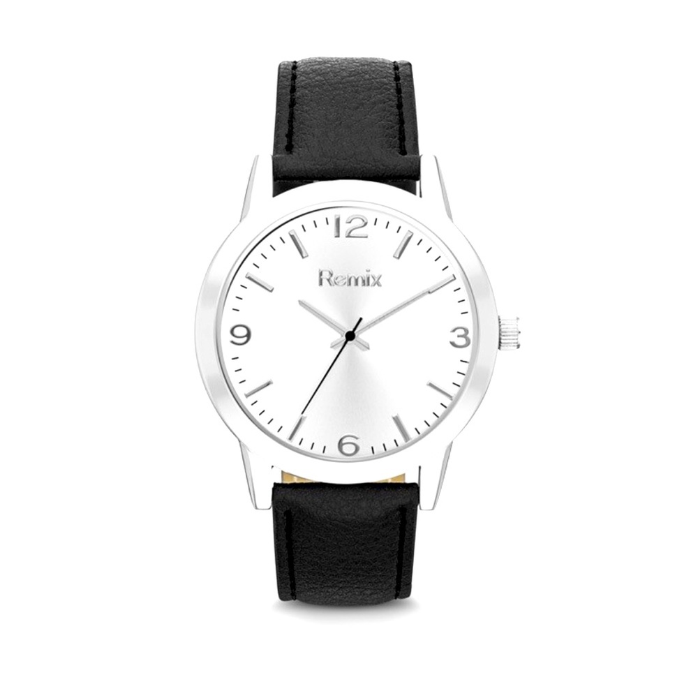 Super sharp classic black Remix watch.